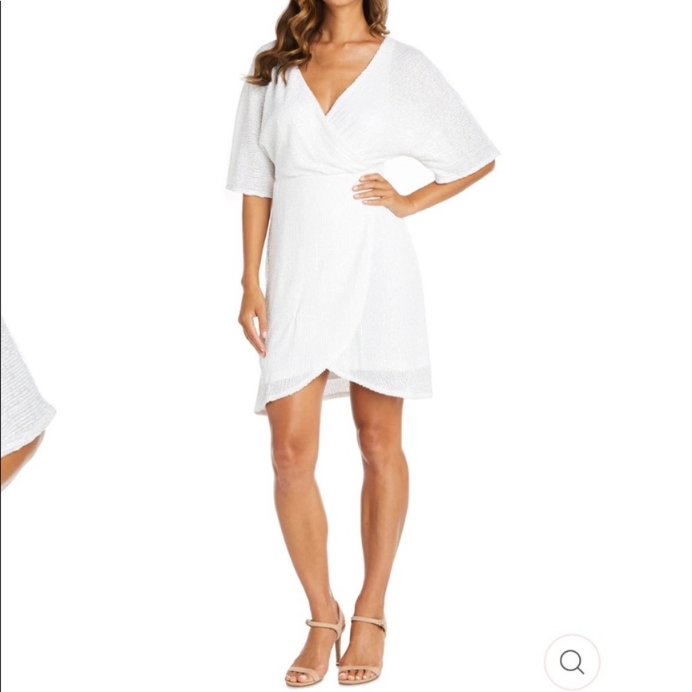 White sequin dress by Night Way